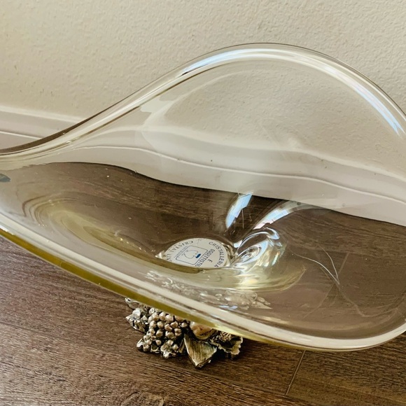 White cristal hand made vase in Italy - Picture 3 of 15